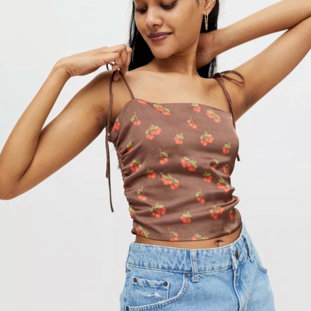 Urban Outfitters Brown Cherry Camisole
